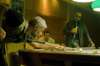 Michalis Kaliotsos ΡΟΥΑ ΜΑΤ του Γιώργου Κλεάνθους 
site specific παράσταση στο μπιλιαρδαδικο Roi Mat 
(Άγιος)
2024