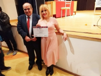Αθανασία Κιφοκέρη Aναμνηστικός έπαινος για τη συμμετοχή μου στη θεατρική παράσταση  «Πενηντάρηδες με Πάθος» από τον Όμιλο  για την UNESCO  Πειραιώς και Νήσων και International Action Art.