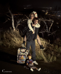 Samantha and Max at the bottom of the asphalt (2019)