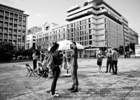 In the middle of the road-Athens (2015)